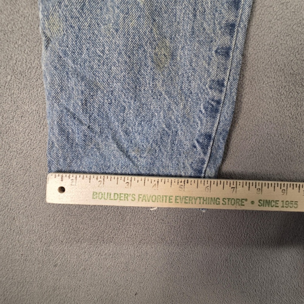 Levis 501 CT Jeans Womens Light Wash Tapered Patched Distressed Fits 27x27 - Picture 5 of 16